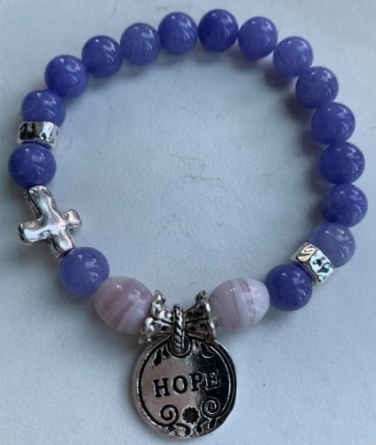 Hope in Purple Agate
